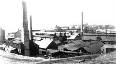 Zinc Works in Mineral Point, around 1890